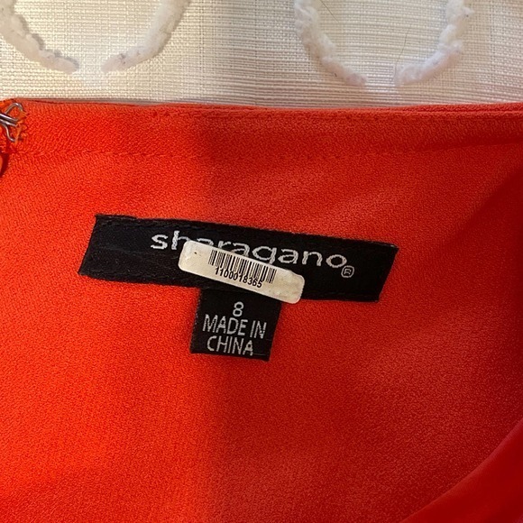 Sharagano Red Sleeveless Dress - Picture 4 of 8